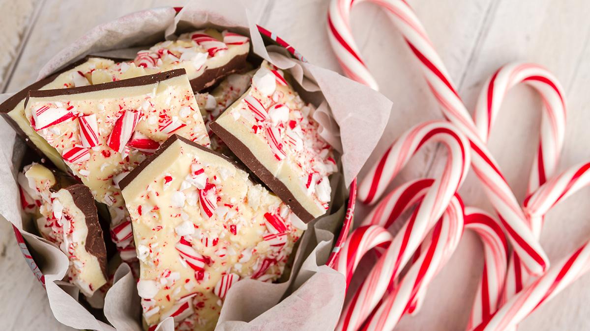 Article Cards Featured Image history of peppermint bark and canes