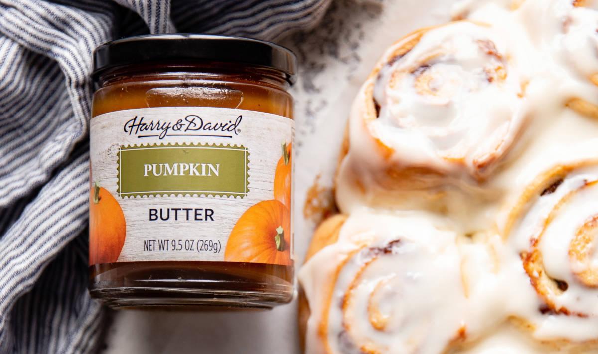 Article Cards Featured Image pumpkin butter and cinnamon rolls