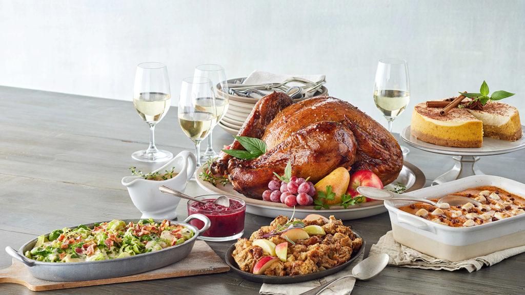 This is an image of Thanksgiving quotes. Thanksgiving turkey and side dishes.