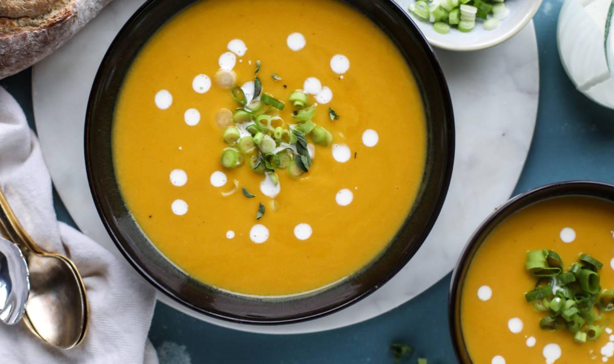 Creamy Pear and Butternut Squash Soup