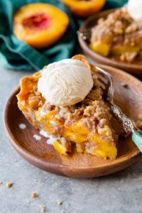 Peach Desserts   Crumble Pie Recipe