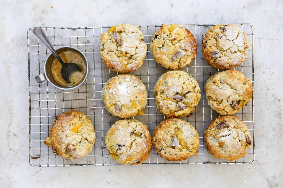 Orange Scones With Maple and Pecans