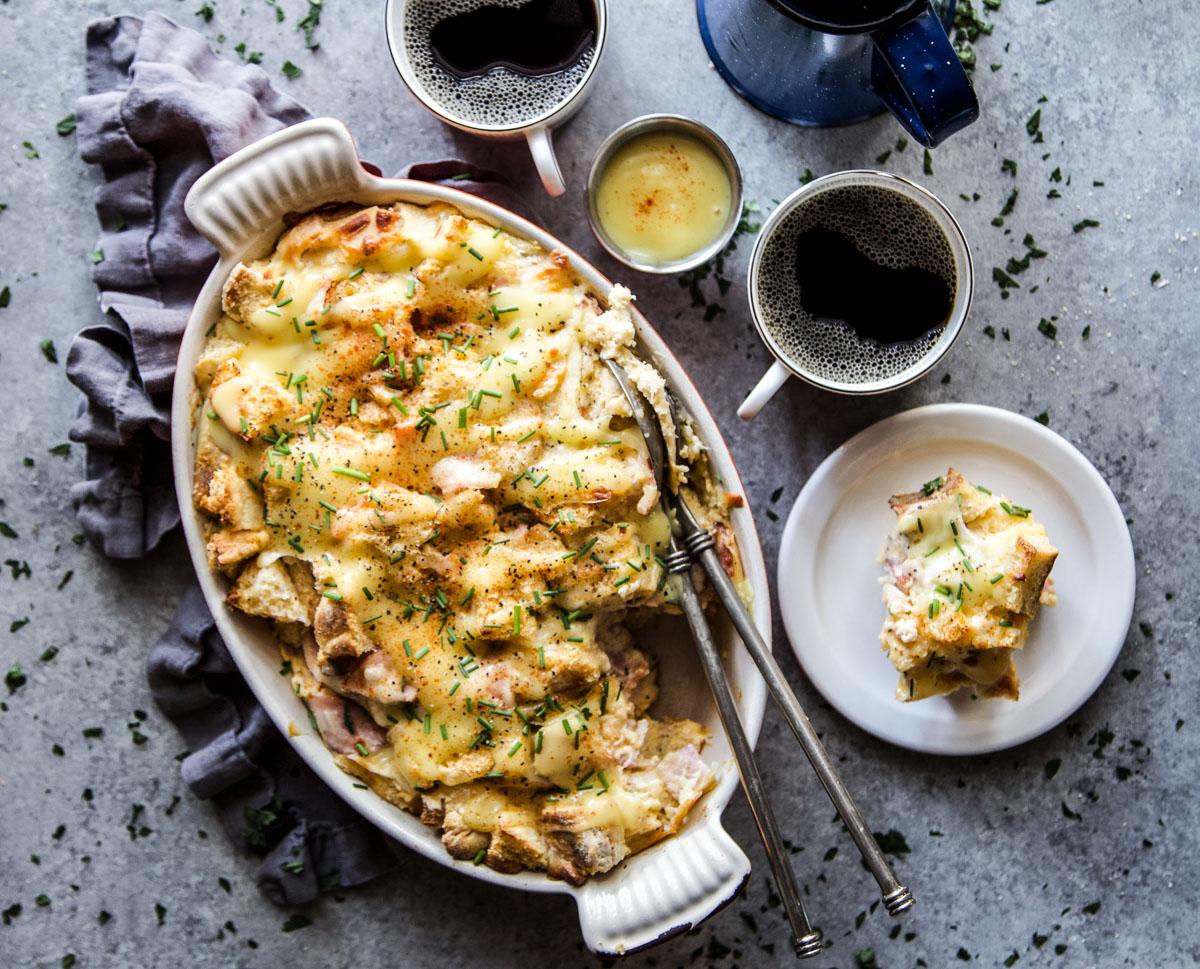 Overnight Eggs Benedict Casserole